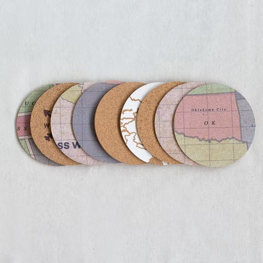 Posavasos de corcho recuperados